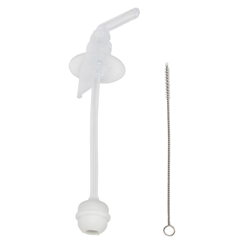 Dr. Brown's Baby's First Straw Cup Straw Replacement Kit with One Straw and One Cleaning Brush, BPA Free - Image 2